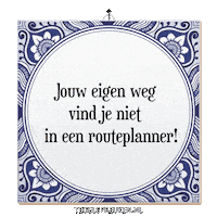 Wijsheid Spreuk Sticker by Tegelspreuken.nl