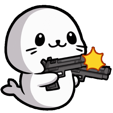 Call Of Duty Gun Sticker by Sappy Seals