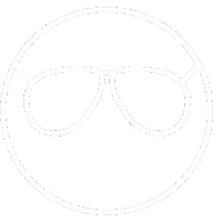 _NEUBLCK smile cool sticker face Sticker