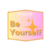 Be Yourself Sticker by SitusAMC