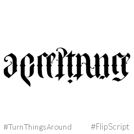 ambigrams GIF by FlipScript