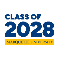 Class Of 2028 Sticker by Marquette  University