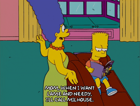 happy bart simpson GIF