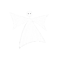 rosemariasonne christmas white xmas angel Sticker