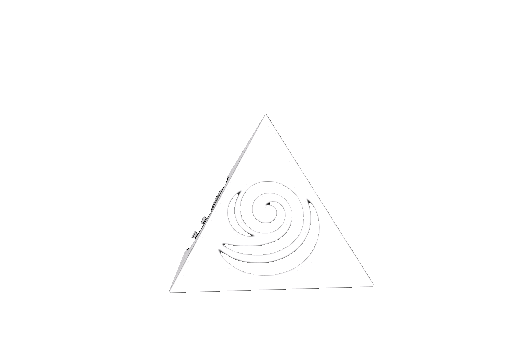 Pyramid Spinning Sticker by G-SCO