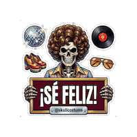 Halloween Emocionado Sticker
