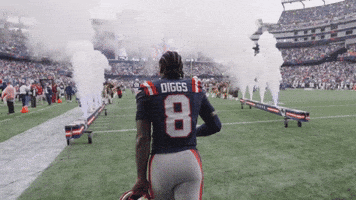 Run Out Stefon Diggs GIF by New England Patriots