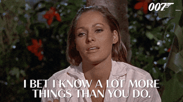 I Know More Than You Sean Connery GIF by James Bond 007