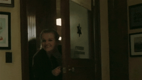 giphyupload close the door cheeky GIF