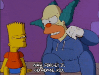 bart simpson krusty the klown GIF