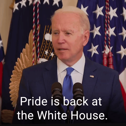 Pride is back at the White House.