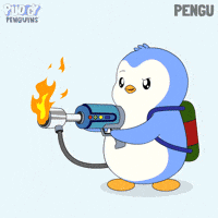 Fire Cooking GIF by Pudgy Penguins