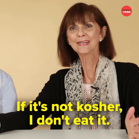 Not kosher, no eating