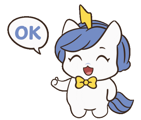 All Good Yes Sticker by Brave Unicorn