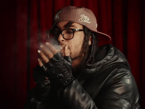 Light Up Smoking GIF by Luclover