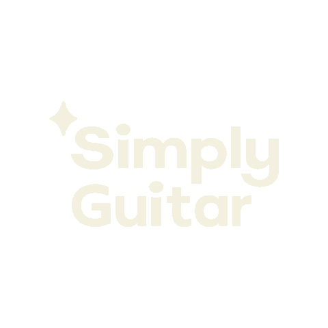 Sparkle Guitar Sticker by Simply