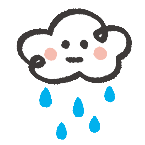Rain 下雨 Sticker