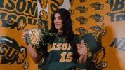 Softball GIF by NDSU Athletics