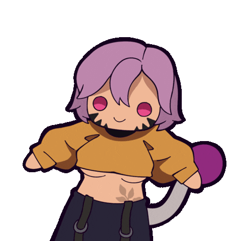 Jump Chibi Sticker