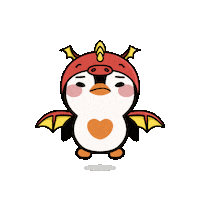 New Year Dragon Sticker