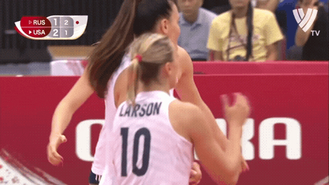 Celebrate United States GIF by Volleyball World