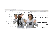 Womens Volleyball Heart Sticker by Clarke University