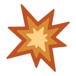 lgcypower star boom solar explode Sticker