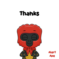Thanks Ape GIF by VeeFriends
