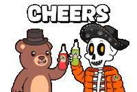 Celebrate Teddy Bear Sticker by BEARISH