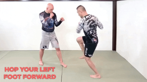 ritchieyip giphygifmaker kickboxing basics superman punch GIF