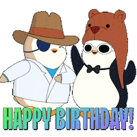 Happy Birthday Dancing Sticker by Pudgy Penguins