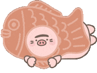 piggywu eat pig 吃 豬 Sticker