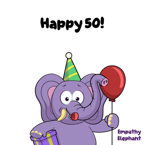 Turning 50 Happy Birthday GIF by VeeFriends