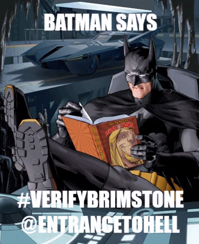 batman verify GIF by Brimstone (The Grindhouse Radio, Hound Comics)