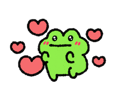 Fall In Love Hearts Sticker