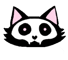Cat Beware Sticker by SpoopyDrws