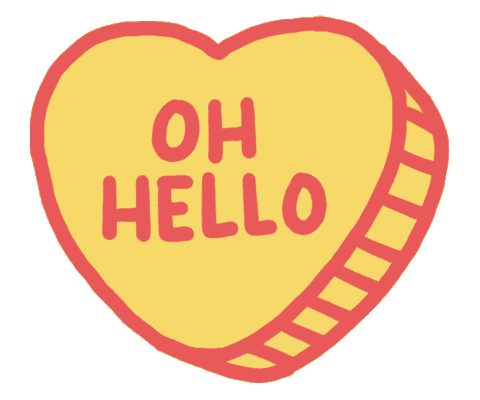 Saying Oh Hello Sticker