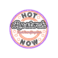 Neon Restock Sticker by Tigertown Graphics