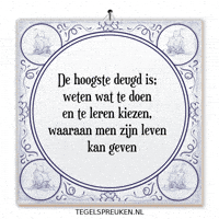 Focus Wijsheid GIF by Tegelspreuken.nl