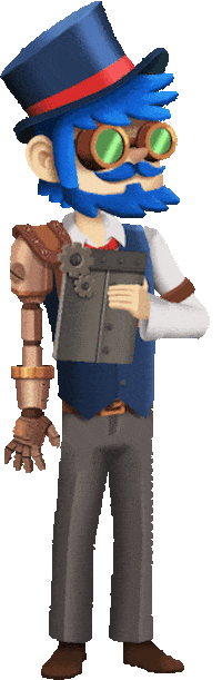 CreateForLife hat combat idle steampunk Sticker