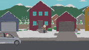 kyle broflovski snow GIF by South Park 