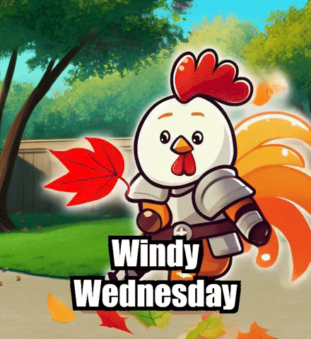 Autumn Windy Day GIF by Zorooster