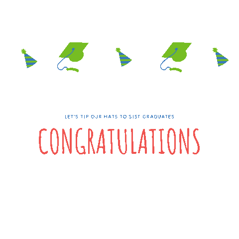 SISTBritishEducation giphyupload congratulations sistgraduation Sticker