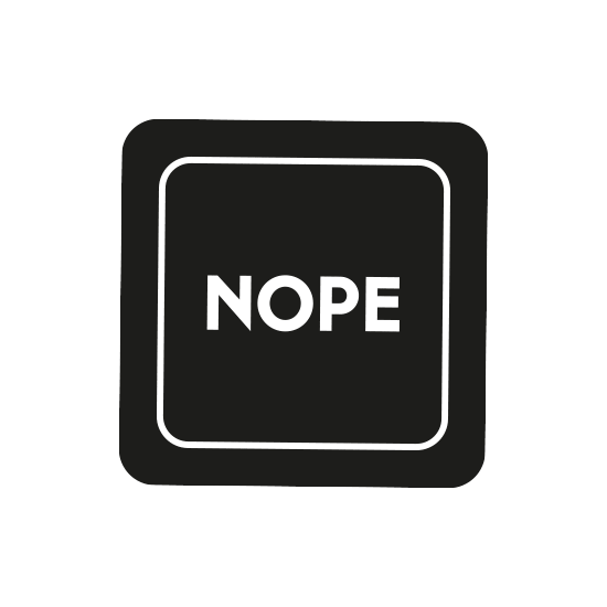 Nope Sticker