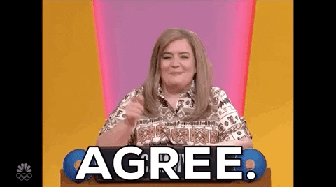 Aidy Bryant Agree GIF by Saturday Night Live