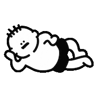 Tired Lie In Sticker