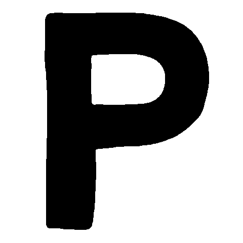 Alphabet P Sticker