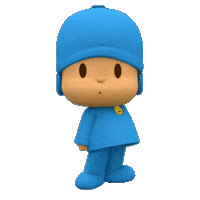Idk Sticker by Pocoyo