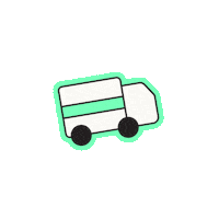 ofzoey delivery truck van shipping Sticker