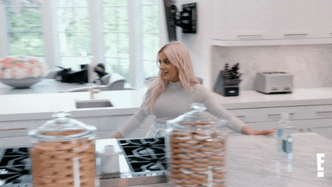 keeping up with the kardashians kitchen GIF by E!